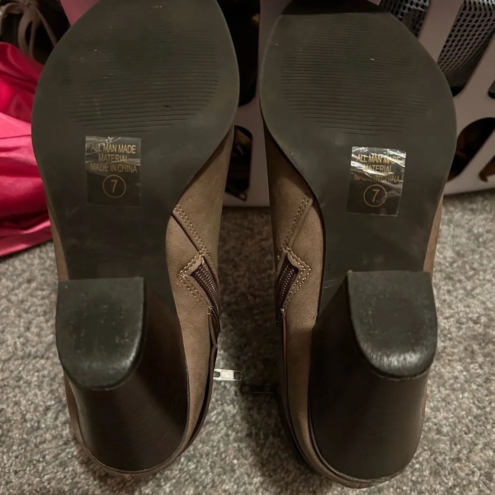 Suede Booties - Picture 2 of 2